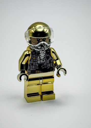 Lego chrome gold plated - lego,